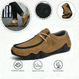 Sapatos ortopédicos confortáveis — apoio ergonómico do arco do pé, que alivia a dor, com biqueira larga que não aperta o pé.