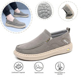 Sapatos ortopédicos confortáveis — com apoio para o arco do pé, que aliviam a dor e protegem os joelhos, amortecendo o impacto.