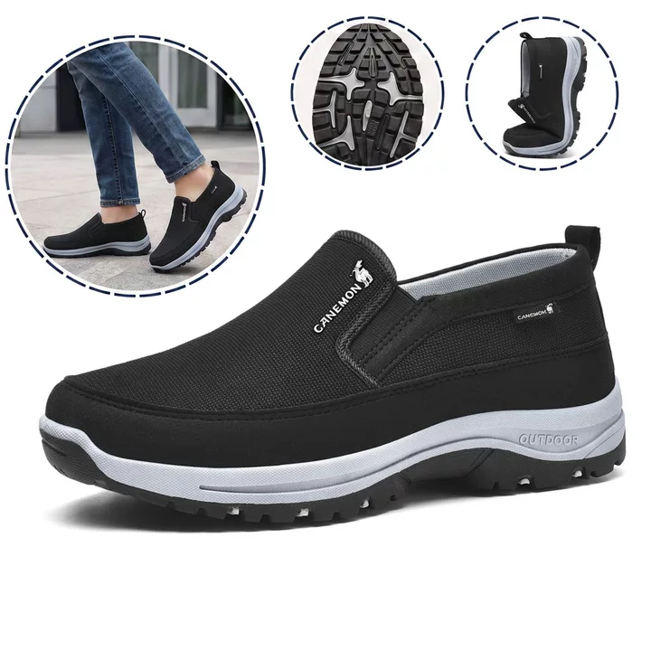 Sapatos ortopédicos de marca — macios e confortáveis, com excelente apoio — aliviam as dores nos pés.