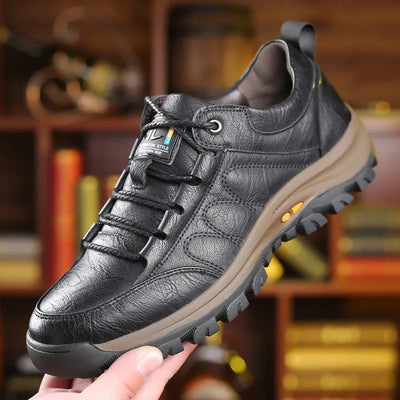 Sapatos ergonómicos com palmilha ortopédica — Couro de vaca italiano de alta qualidade com apoio para o arco do pé, para ajudar a aliviar a dor nos pés