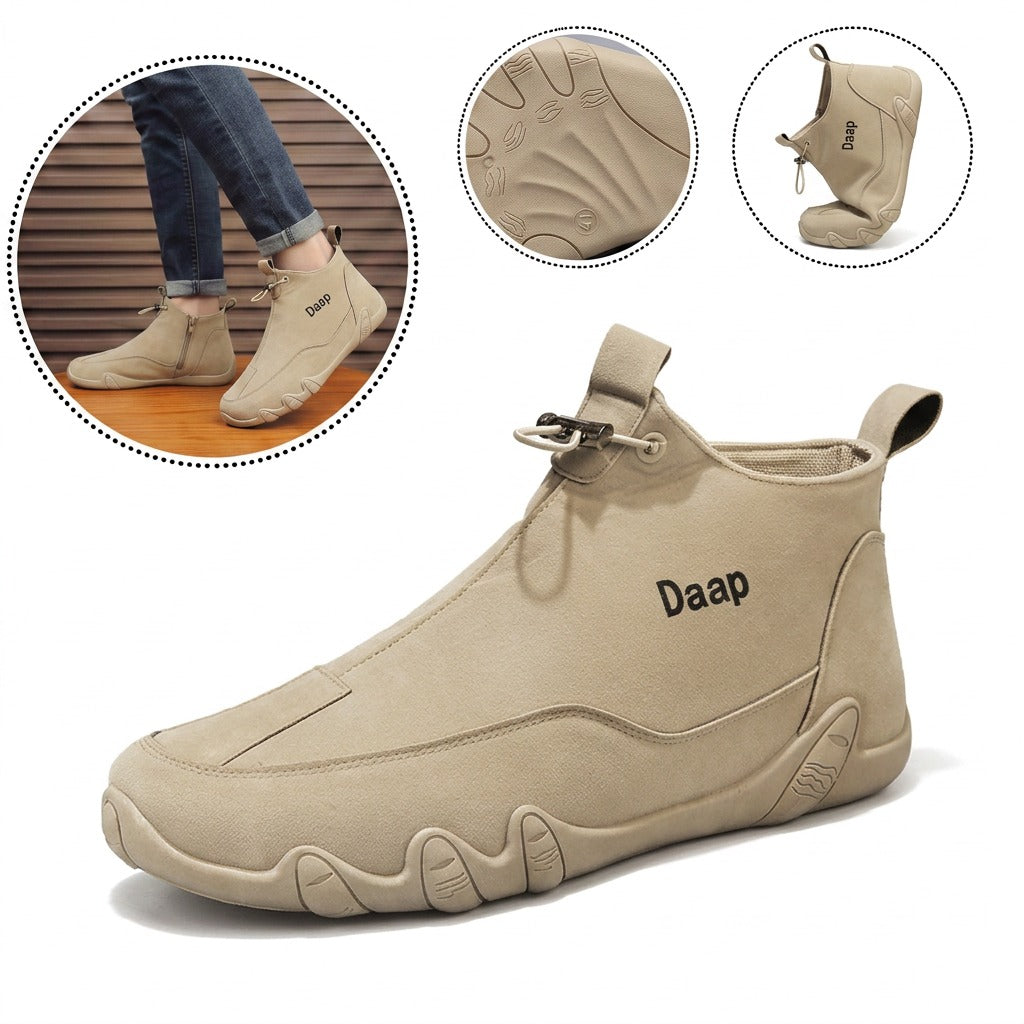 Sapatos ortopédicos antiderrapantes e confortáveis — macios e confortáveis, com excelente apoio — aliviam as dores nos pés.