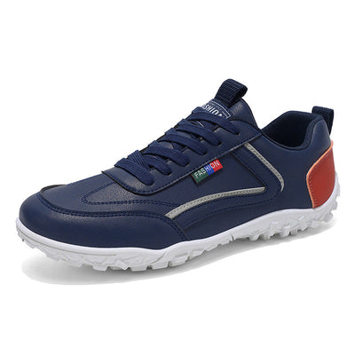 Sapatos ortopédicos confortáveis — com apoio do arco do pé, para aliviar a dor; leves, com amortecimento e revestimento em pele impermeável.