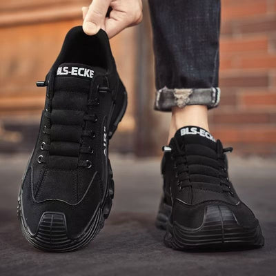 Sapatos ortopédicos casuais e confortáveis — em couro bovino italiano, feitos à mão com apoio do arco plantar