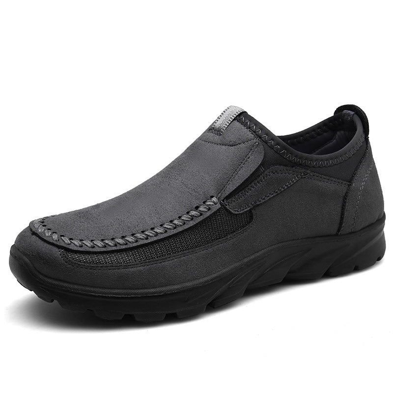 Sapatos ortopédicos confortáveis — apoio ergonómico do arco do pé, que alivia a dor, com biqueira larga que não aperta o pé.