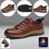 🎁 Oferta Especial: 70% de Desconto 🎉 Sapatos Casuais Masculinos para Todos os Terrenos em Couro — Textura Macia de Couro Bovino 👟 Leve Repelência à Água e Manchas ✅ Biqueira Ergonômica Anticolisão