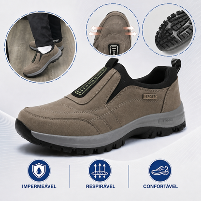 ✅30% de desconto hoje: Não perca! 🎉Sapatos ortopédicos de camurça macios e confortáveis - sapatos de caminhada ultraleves🎁Concebidos para aliviar as dores nas pernas