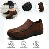 Sapatos ortopédicos confortáveis — apoio ergonómico do arco do pé, que alivia a dor, com biqueira larga que não aperta o pé.