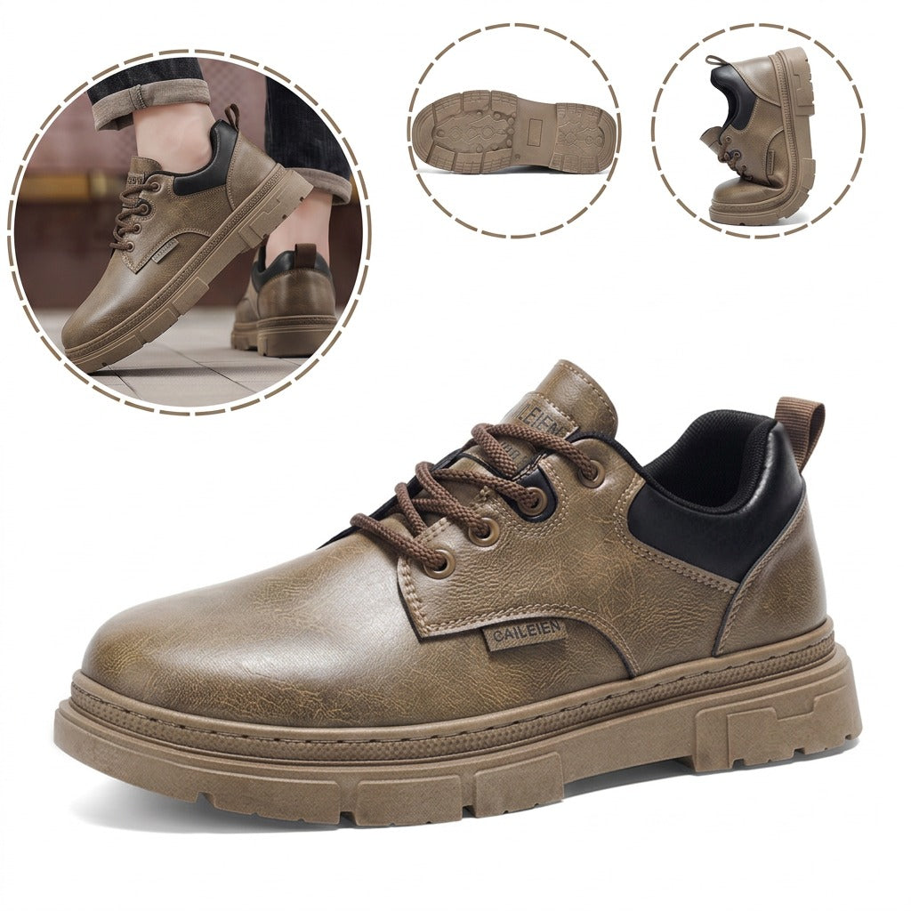 Sapatos ergonómicos ortopédicos de couro — Couro italiano de alta qualidade, apoio do arco, estabilidade do calcanhar e alívio da dor nos pés