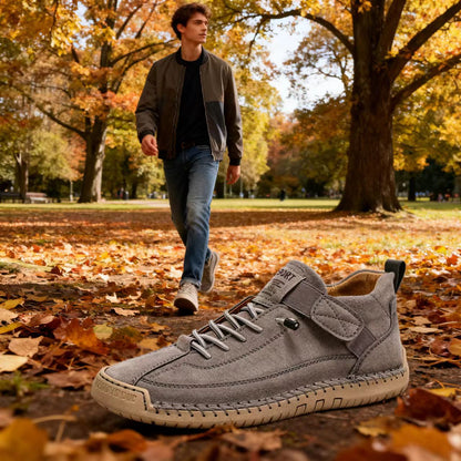 Sapatos ortopédicos confortáveis — macios e confortáveis, com excelente apoio — aliviam as dores nos pés.