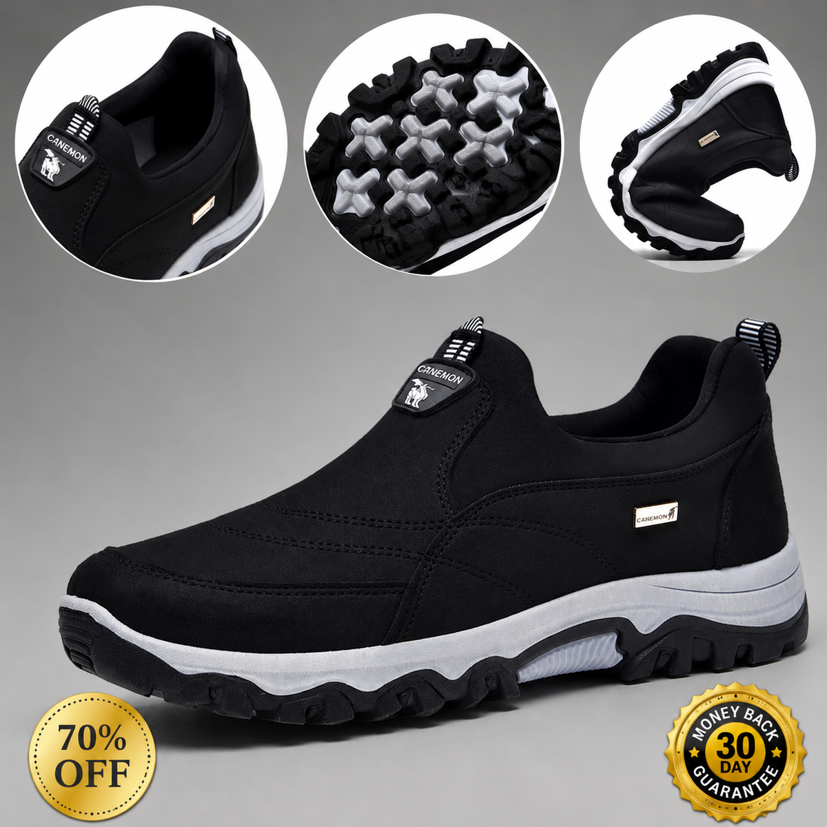 ⏰30% de desconto hoje✅ Sapatos Ortopédicos Australianos - Sapatos de Lona Ultraleves 🔵 Macios e Confortáveis - Oferecem Excelente Suporte 🦶 Aliviam a Dor nos Pés