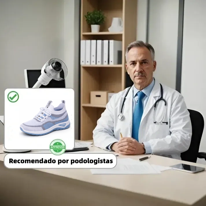 ⏰Último dia! 30% de desconto! 🎉Sapatilha de malha com design ergonómico e absorção de impacto, ✅️desenhado especificamente para mulheres europeias.