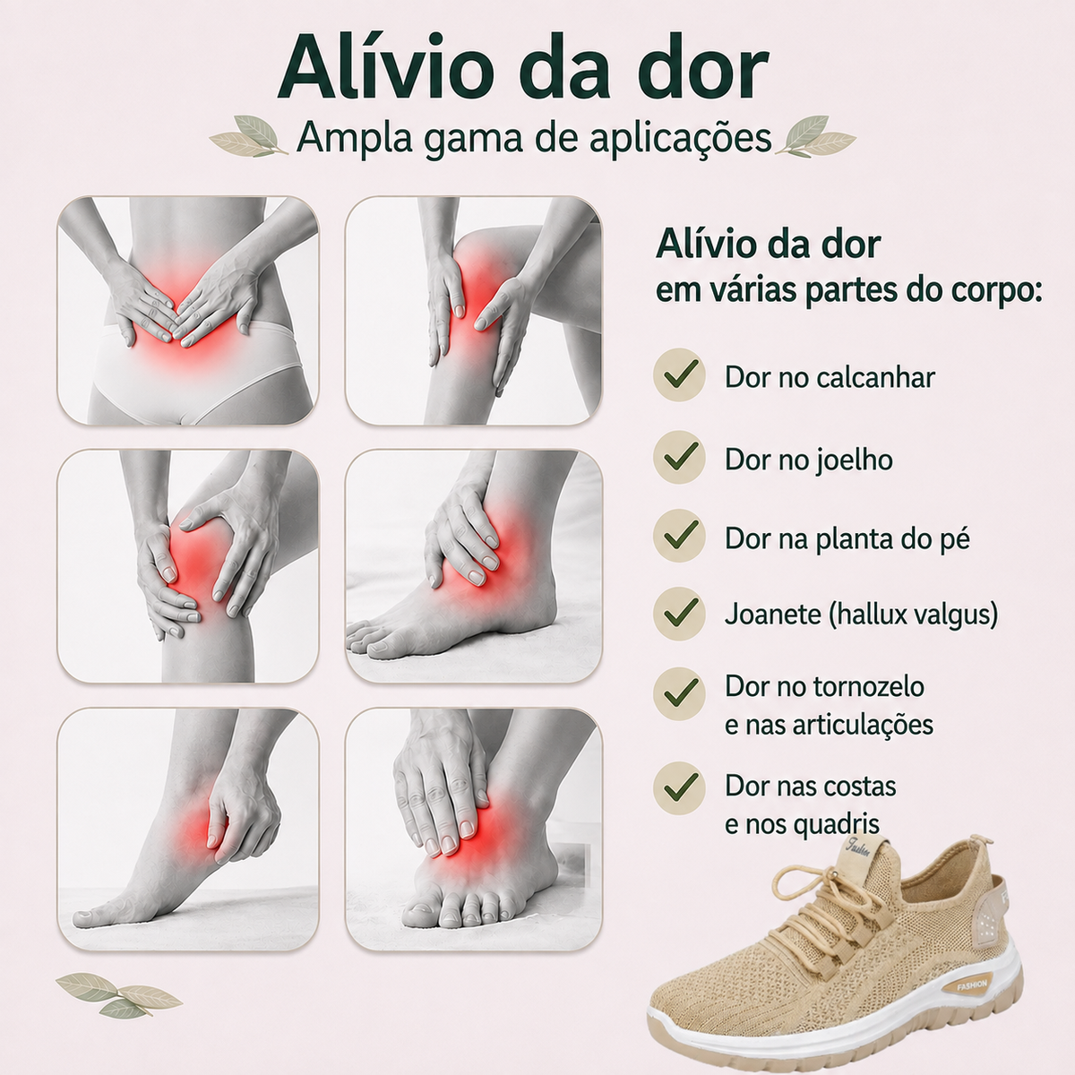 ⏰Último dia! 70% de desconto! Não perca: Sandálias ortopédicas ergonómicas com amortecimento, ✅️Calçado ortopédico saudável, desenvolvido especificamente para mulheres europeias.