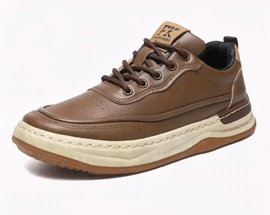 Sapatos ortopédicos confortáveis — com apoio do arco do pé, para aliviar a dor; macios e com amortecimento.