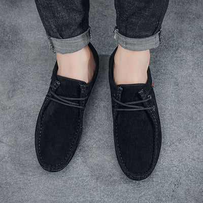 Sapatos ortopédicos casuais e confortáveis — feitos à mão em couro bovino italiano, com apoio do arco plantar