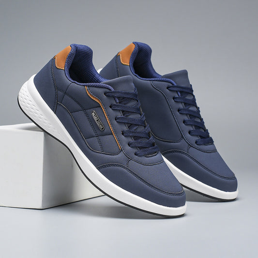 Sapatos ortopédicos confortáveis — com apoio do arco do pé, para aliviar a dor; leves, com amortecimento e revestimento em pele impermeável.