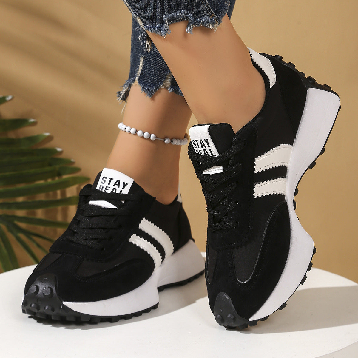 Sapatos ortopédicos desportivos casuais — com apoio do arco plantar e absorção de impactos para exercício diário