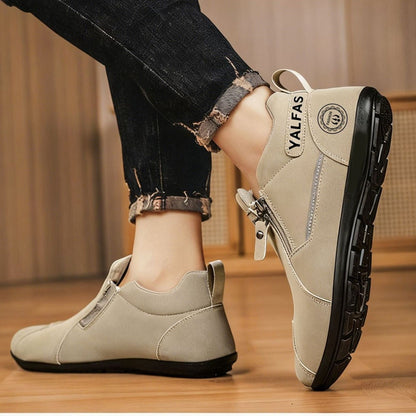 Sapatos ortopédicos antiderrapantes e confortáveis — macios e confortáveis, com excelente apoio — aliviam as dores nos pés.