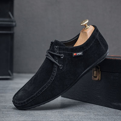 Sapatos ortopédicos casuais e confortáveis — feitos à mão em couro bovino italiano, com apoio do arco plantar