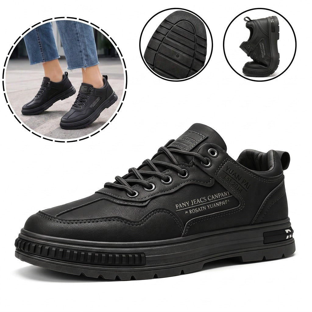 Sapatos ortopédicos confortáveis — macios e confortáveis, com excelente apoio — aliviam as dores nos pés.