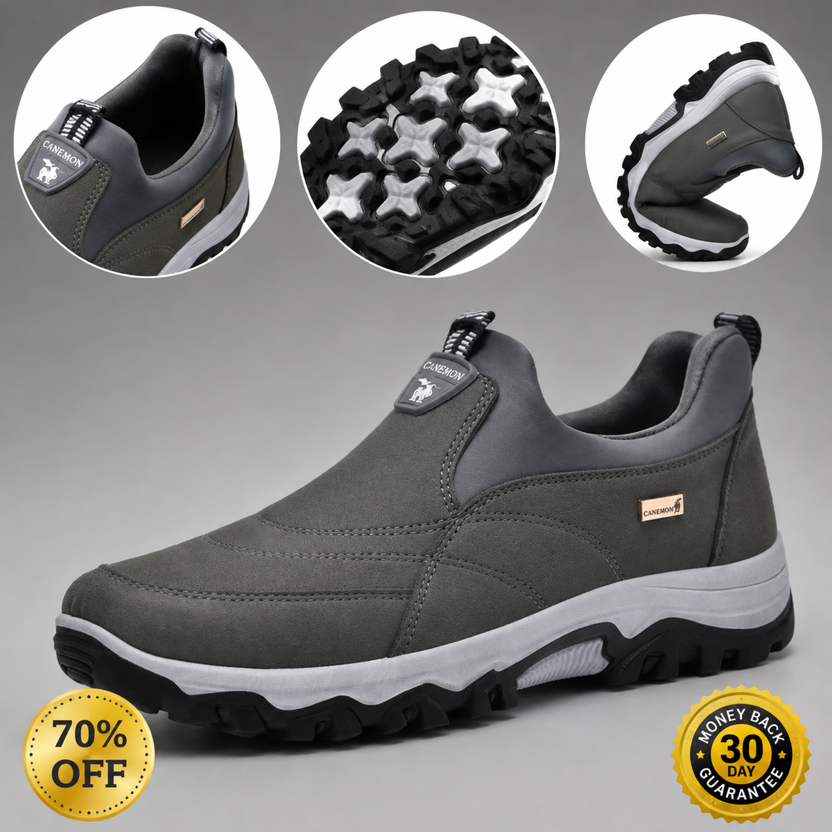 ⏰30% de desconto hoje✅ Sapatos Ortopédicos Australianos - Sapatos de Lona Ultraleves 🔵 Macios e Confortáveis - Oferecem Excelente Suporte 🦶 Aliviam a Dor nos Pés