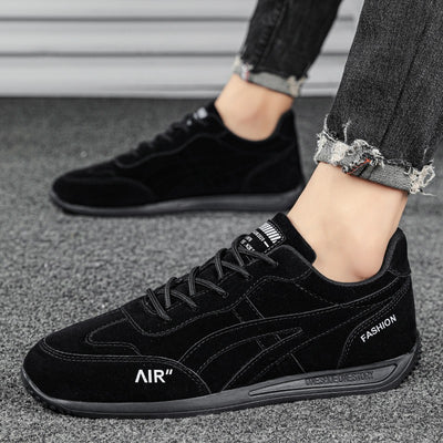 Sapatos ortopédicos confortáveis — em pele de camurça selecionada, com apoio para o arco do pé, para aliviar a dor; leves e com amortecimento.