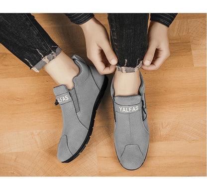 Sapatos ortopédicos antiderrapantes e confortáveis — macios e confortáveis, com excelente apoio — aliviam as dores nos pés.