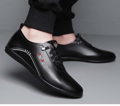 Sapatos ergonómicos com palmilha ortopédica — Couro de vaca italiano de alta qualidade com apoio para o arco do pé, para ajudar a aliviar a dor nos pés
