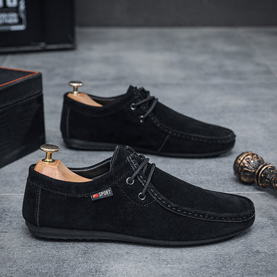 Sapatos ortopédicos casuais e confortáveis — feitos à mão em couro bovino italiano, com apoio do arco plantar