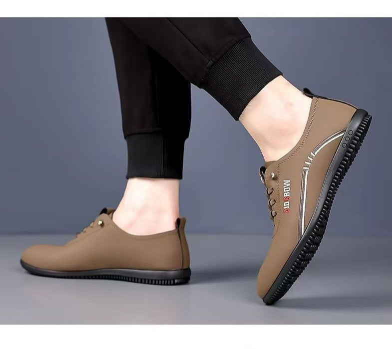Sapatos ergonómicos com palmilha ortopédica — Couro de vaca italiano de alta qualidade com apoio para o arco do pé, para ajudar a aliviar a dor nos pés