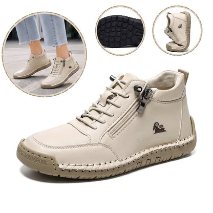 Sapatos ergonómicos com palmilha ortopédica — Couro de vaca italiano de alta qualidade com apoio para o arco do pé, para ajudar a aliviar a dor nos pés