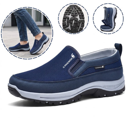 Sapatos ortopédicos de marca — macios e confortáveis, com excelente apoio — aliviam as dores nos pés.