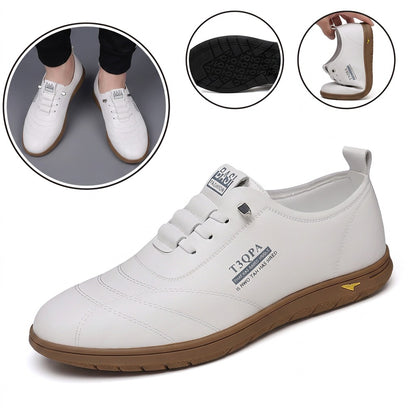 Sapatos ergonómicos ortopédicos de couro — Couro de vaca italiano de alta qualidade, apoio do arco, estabilidade do calcanhar e alívio da dor nos pés