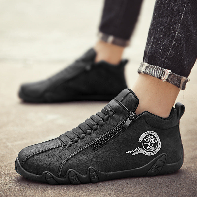 Sapatos ortopédicos confortáveis — apoio ergonómico do arco do pé, alívio da dor, biqueira larga que não aperta o pé.