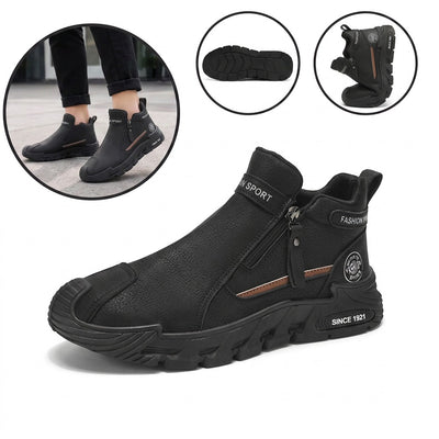 Sapatos ortopédicos confortáveis — macios e confortáveis, com excelente apoio — aliviam as dores nos pés.