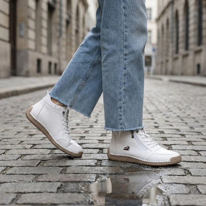 Sapatos ergonómicos com palmilha ortopédica — Couro de vaca italiano de alta qualidade com apoio para o arco do pé, para ajudar a aliviar a dor nos pés