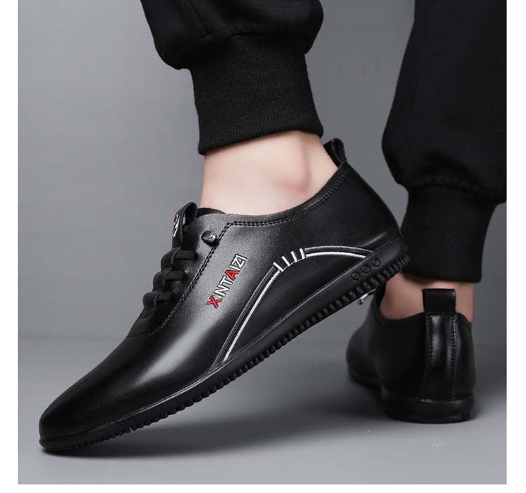 Sapatos ergonómicos com palmilha ortopédica — Couro de vaca italiano de alta qualidade com apoio para o arco do pé, para ajudar a aliviar a dor nos pés