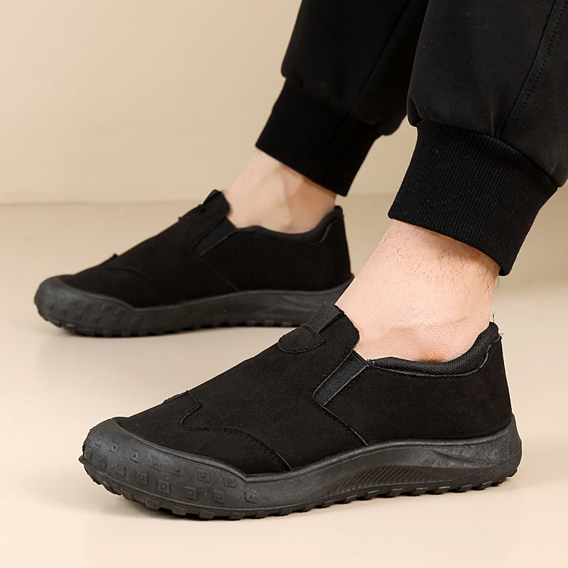 Sapatos ortopédicos confortáveis em camurça — com apoio do arco do pé, para aliviar a dor; recomendados por podólogos!