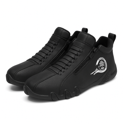Sapatos ortopédicos confortáveis — apoio ergonómico do arco do pé, alívio da dor, biqueira larga que não aperta o pé.