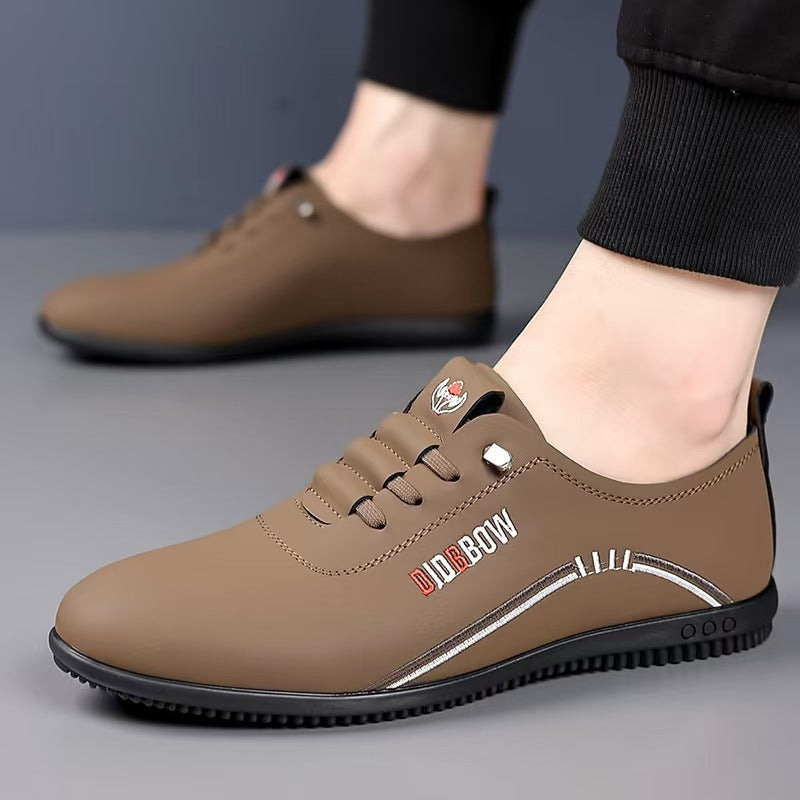 Sapatos ergonómicos com palmilha ortopédica — Couro de vaca italiano de alta qualidade com apoio para o arco do pé, para ajudar a aliviar a dor nos pés