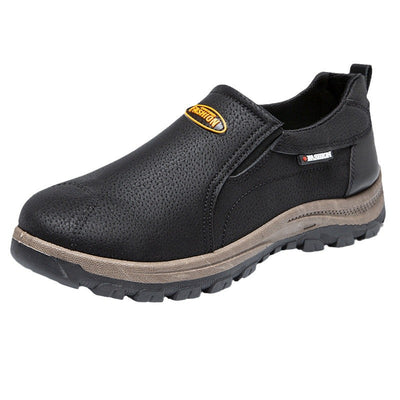 Sapatos ortopédicos confortáveis em camurça — com apoio do arco do pé, para aliviar a dor, antiderrapantes e com amortecimento.