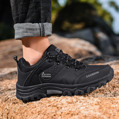 Sapatos ortopédicos de caminhada ao ar livre — com apoio do arco plantar e aderência antiderrapante em qualquer terreno
