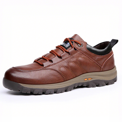 Sapatos ergonómicos com palmilha ortopédica — Couro de vaca italiano de alta qualidade com apoio para o arco do pé, para ajudar a aliviar a dor nos pés