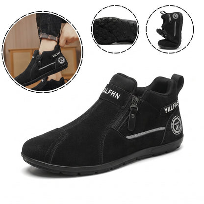 Sapatos ortopédicos antiderrapantes e confortáveis — macios e confortáveis, com excelente apoio — aliviam as dores nos pés.