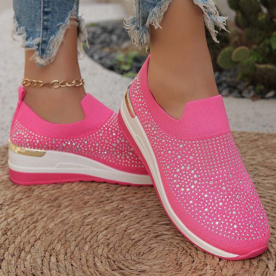 Sapatilhas ortopédicas casuais em malha — com apoio do arco plantar, várias cores, fáceis de combinar