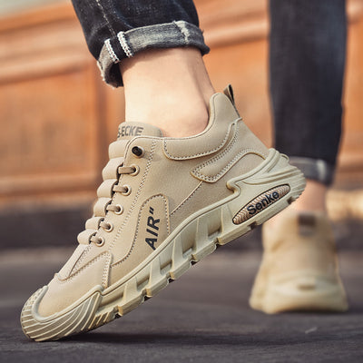 Sapatos ortopédicos casuais e confortáveis — em couro bovino italiano, feitos à mão com apoio do arco plantar