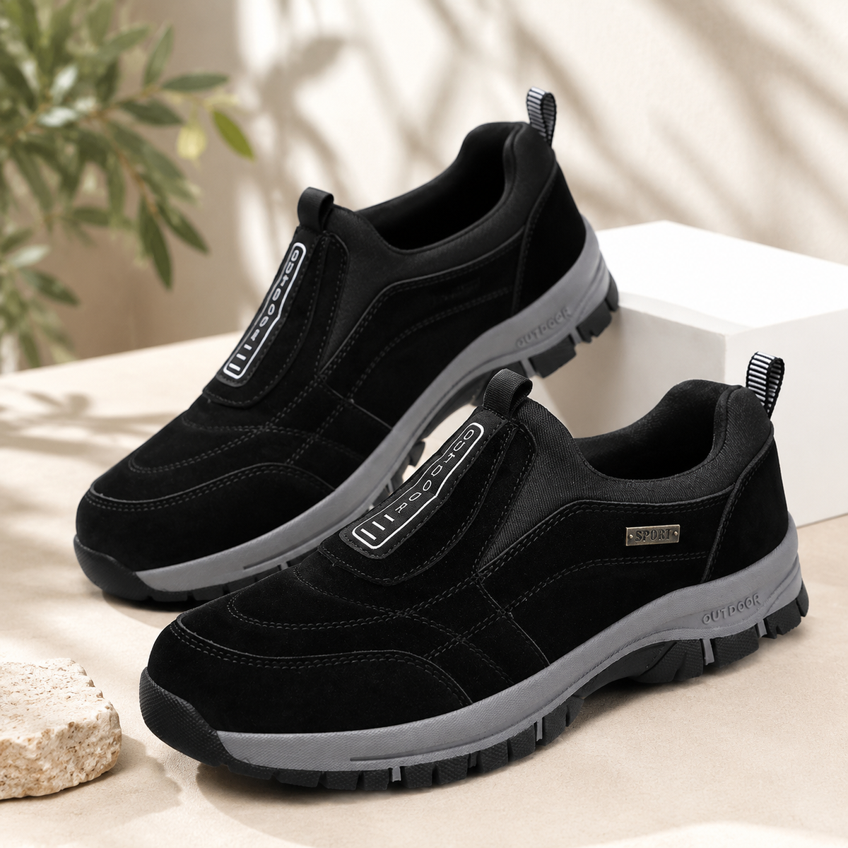 ✅30% de desconto hoje: Não perca! 🎉Sapatos ortopédicos de camurça macios e confortáveis - sapatos de caminhada ultraleves🎁Concebidos para aliviar as dores nas pernas