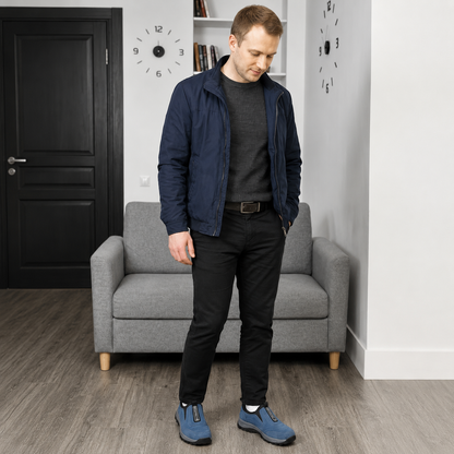 ✅30% de desconto hoje: Não perca! 🎉Sapatos ortopédicos de camurça macios e confortáveis - sapatos de caminhada ultraleves🎁Concebidos para aliviar as dores nas pernas
