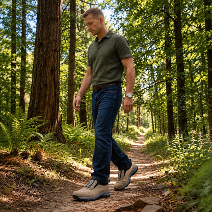 ✅30% de desconto hoje: Não perca! 🎉Sapatos ortopédicos de camurça macios e confortáveis - sapatos de caminhada ultraleves🎁Concebidos para aliviar as dores nas pernas