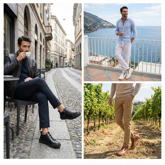 🎁 Oferta Especial: 70% de Desconto 🎁 Sapatos Ortopédicos Masculinos — Sensação de couro bovino macio 👟 Repelente à água e resistente a manchas ✅ Amortecimento duplo e suporte para o arco do pé