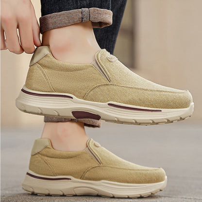 🔷30% de desconto hoje - Não perca! ⬛⏰ Sapatos ortopédicos leves, de uma marca australiana de luxo, com tecnologia respirável e repelente à água/resistente a nódoas 🦶 Alivia as dores nos pés - Tecido sarjado de alta densidade